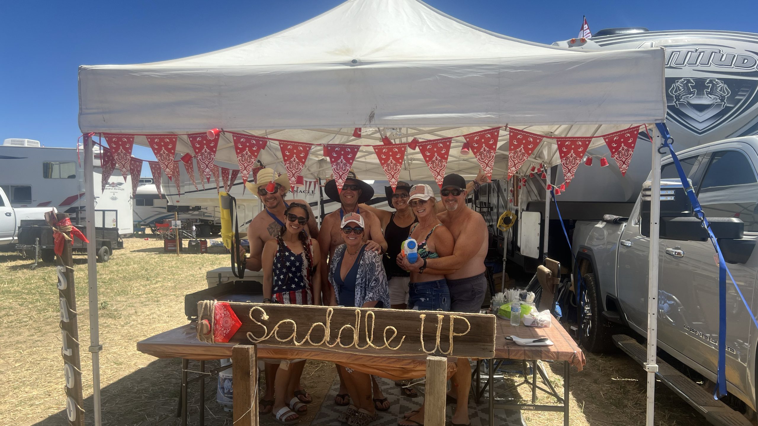 Saddle Up Saloon - The Basin, Row 7, Site 14