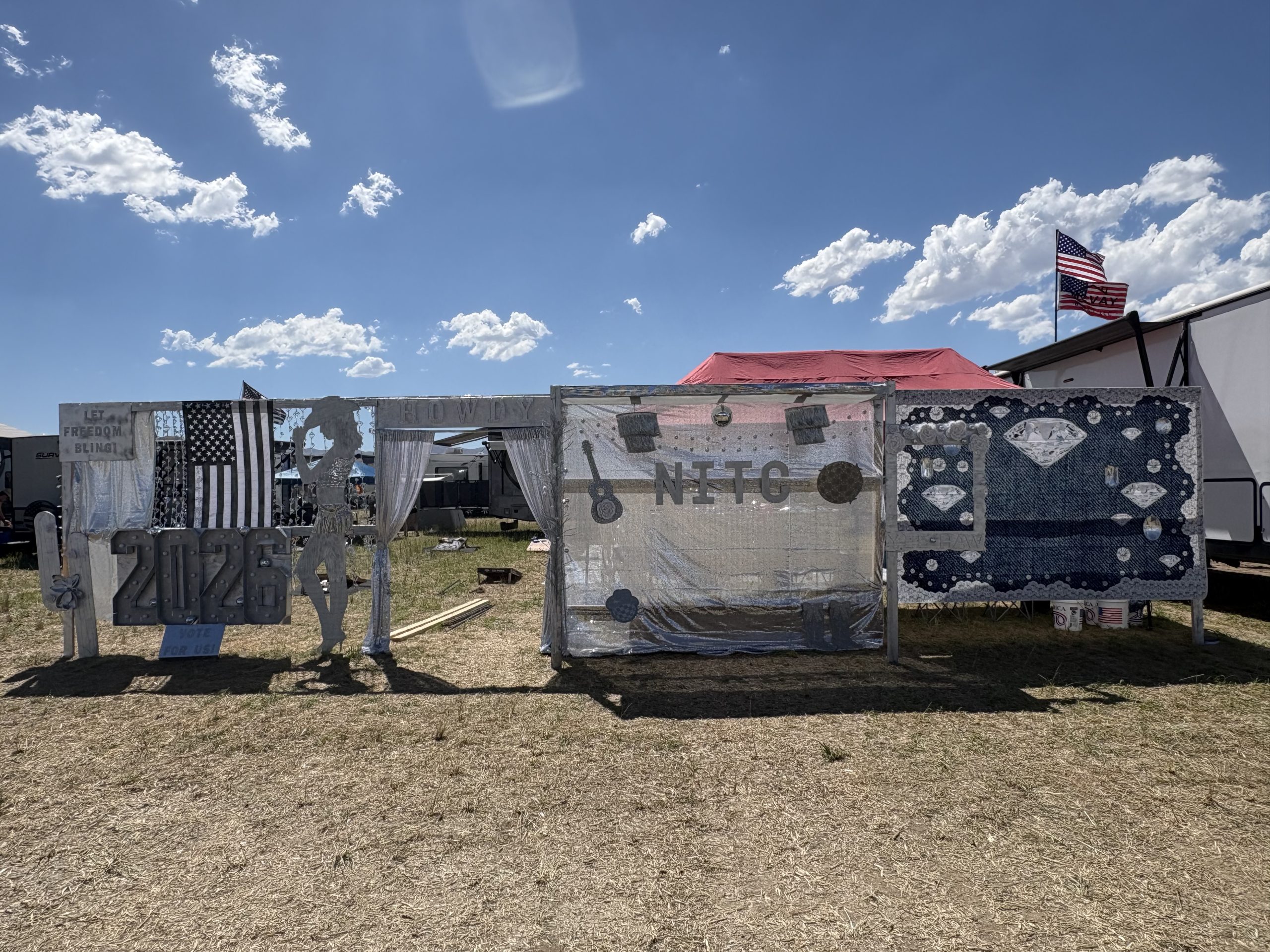 Let Freedom Bling - The Basin, Row 28, Site 11-15