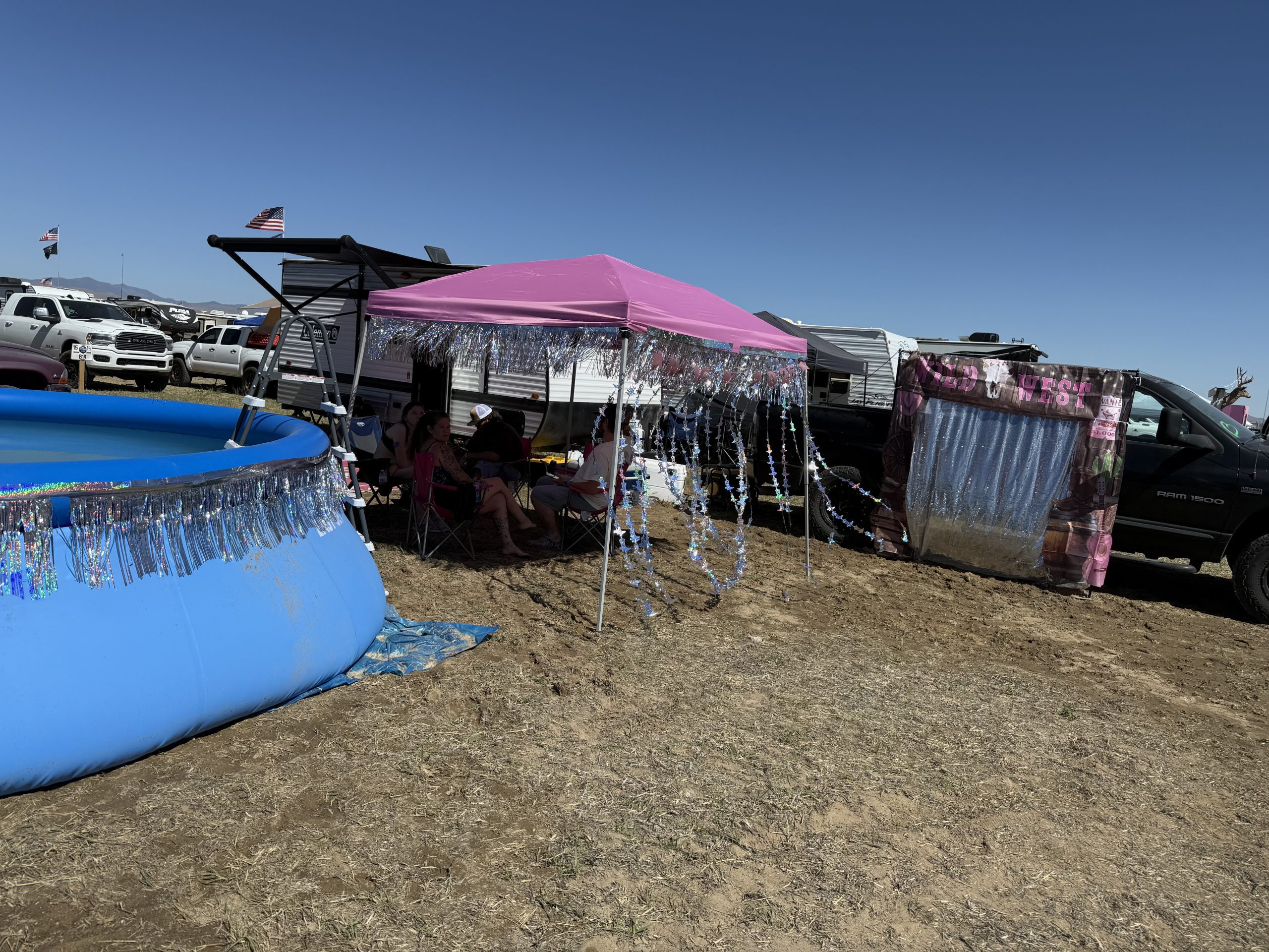 Save A Horse & Ride A Cowboy - The Basin, Row 14, Site 14